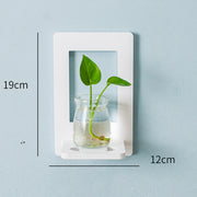 Creative Wall Hanging Wall Hydroponic Vase Hanging Transparent Flower Pot