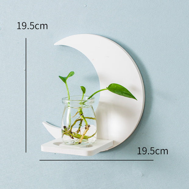 Creative Wall Hanging Wall Hydroponic Vase Hanging Transparent Flower Pot